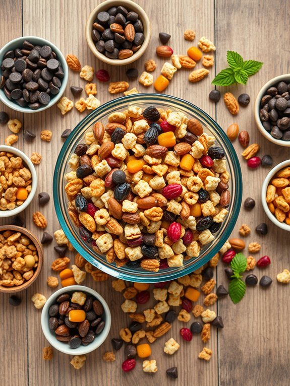 nutty snack blend mix