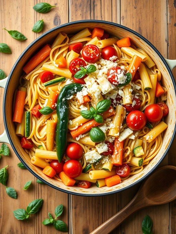 12 Budget-Friendly Family Meals You Can Easily Prepare 2 one pot vegetable pasta dish