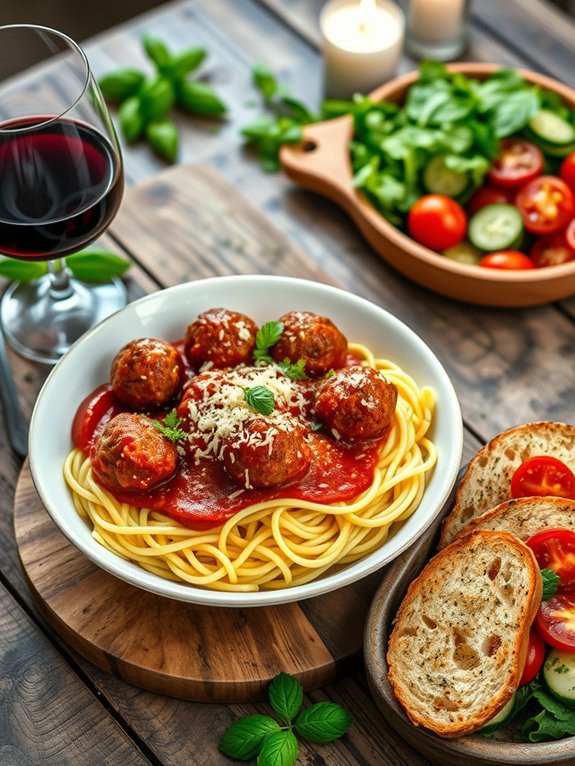 12 Timeless Sunday Dinner Recipes You'll Love 11 pasta with savory meatballs