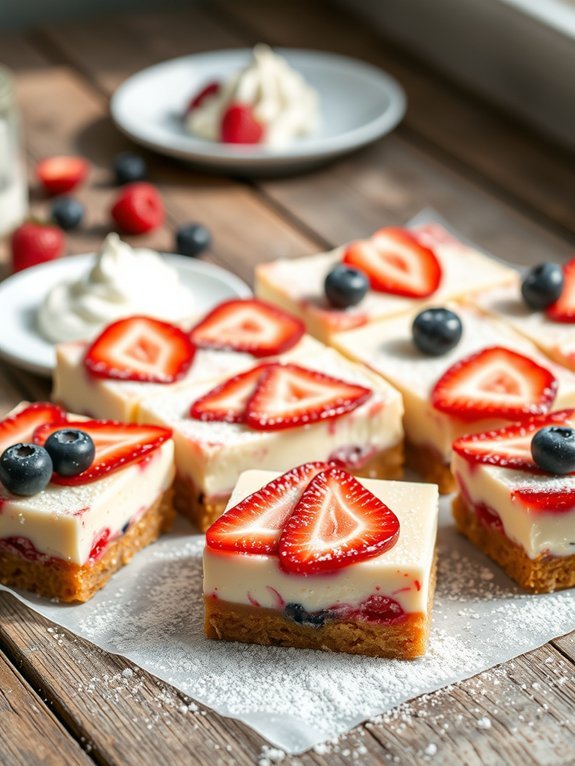 12 Delicious Fourth of July Recipes for Your Summer Celebration 10 patriotic cheesecake dessert bars
