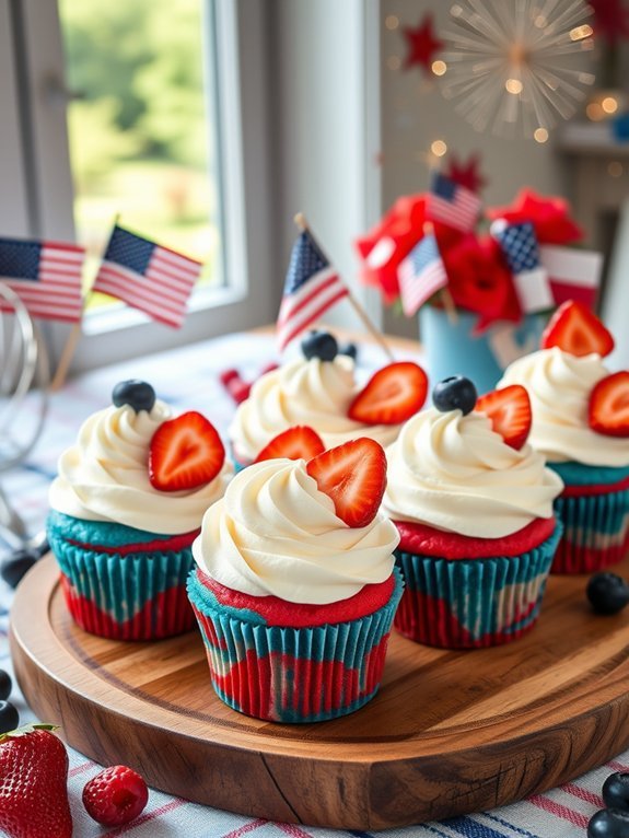 12 Delicious Fourth of July Recipes for Your Summer Celebration 11 patriotic themed cupcakes recipe