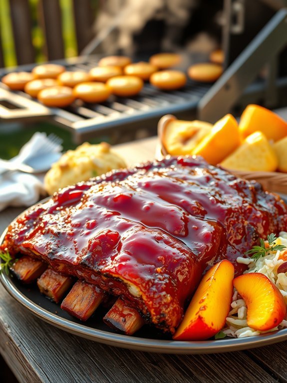 Top 10 BBQ Rib Recipes to Enjoy This Summer 8 peach infused bbq ribs