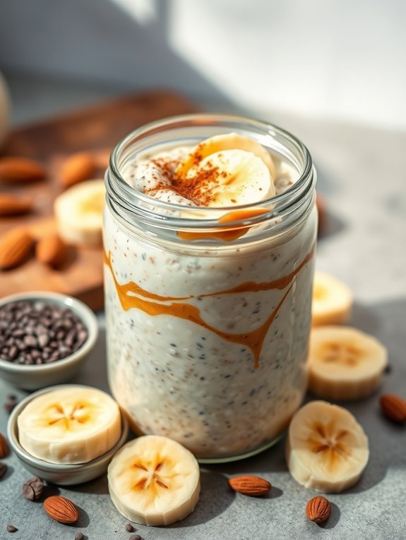 peanut butter banana oats