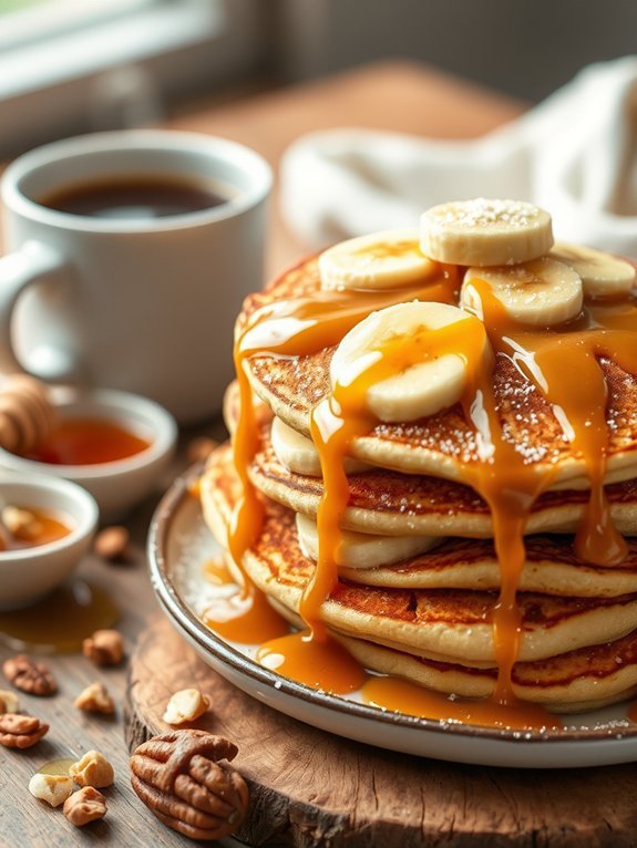 peanut butter banana pancakes