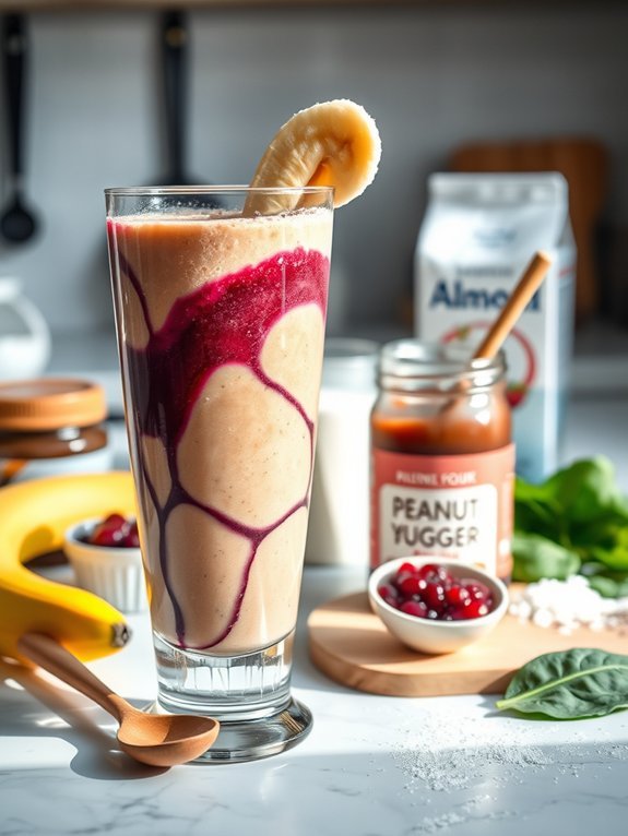 peanut butter jelly smoothie