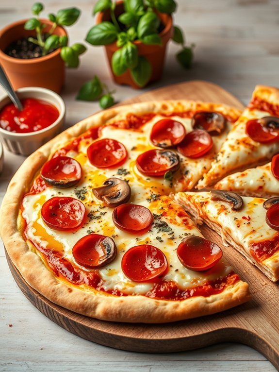 10 Delicious Homemade Pizza Recipes for Family Pizza Night 3 pepperoni mushroom pizza delight