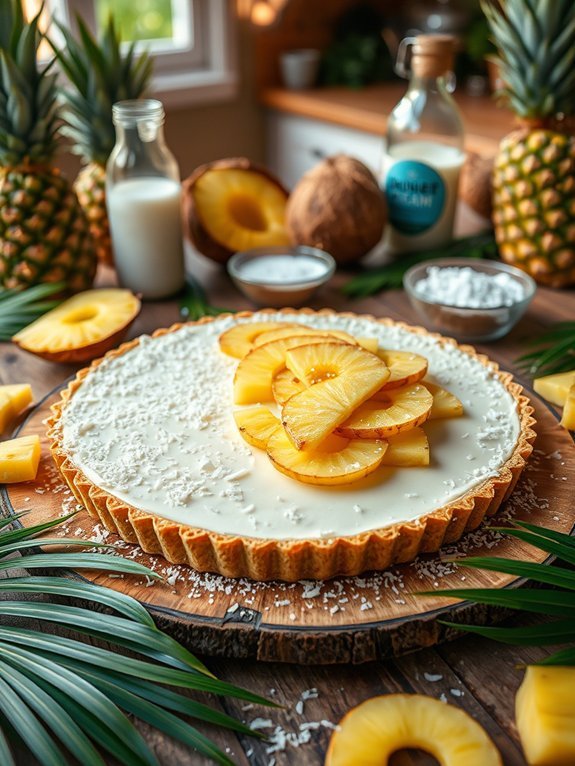 12 Mouthwatering Tart Recipes for Elegant Desserts 7 pineapple coconut dessert tart