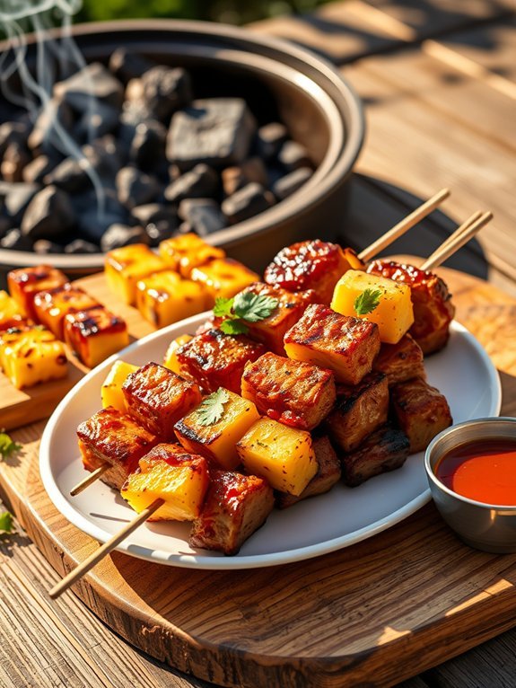 12 Delicious Grilled Meat Recipes for Smoky and Savory Flavor 12 pineapple pork skewers recipe
