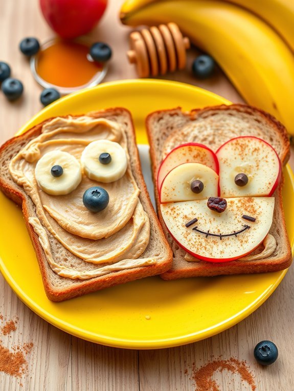 10 Delicious and Fun Breakfast Ideas for Kids That They'll Love 3 playful breakfast with faces