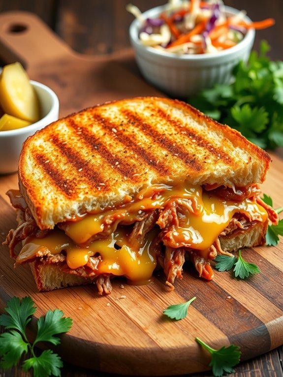 12 Irresistible Grilled Cheese Sandwich Recipes You Need to Try 9 pulled pork grilled cheese