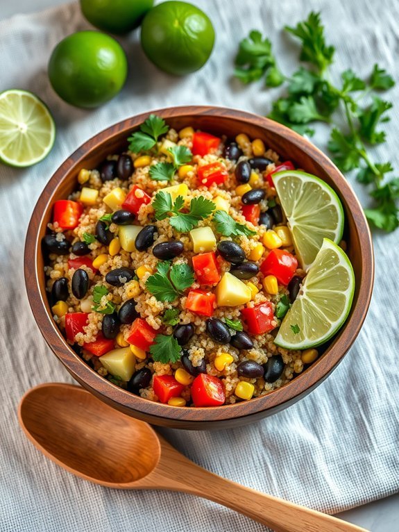 quinoa black bean salad