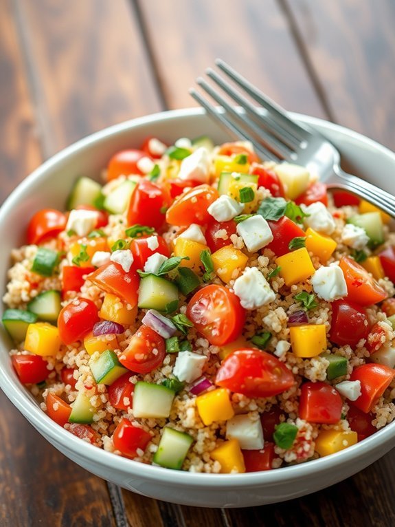 15 Affordable and Nutritious Meals for College Students on a Budget 13 quinoa salad with feta