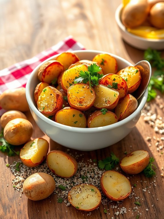 12 Crispy Air Fryer Potato Recipes for Perfectly Golden Fries and Sides 11 ranch flavored seasoned potatoes