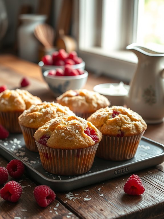 15 Delicious Muffin Recipes Perfect for Breakfast 12 raspberry filled coconut muffins recipe