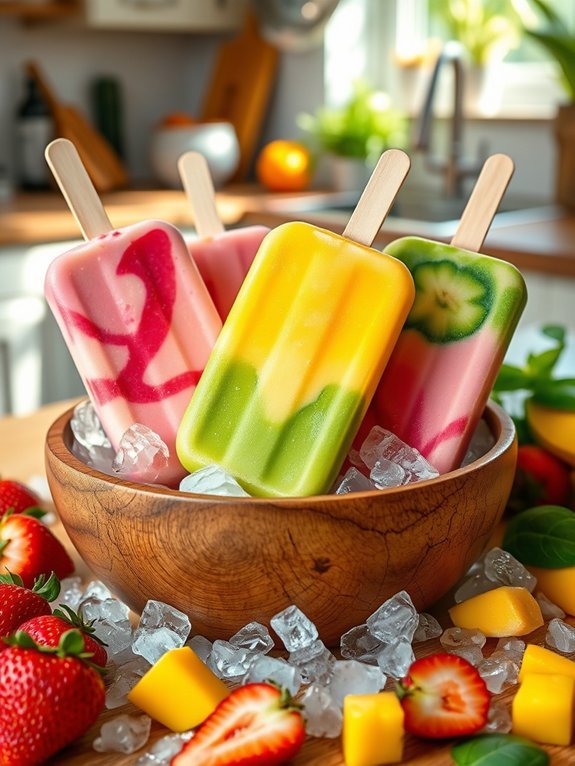 refreshing frozen fruit treats