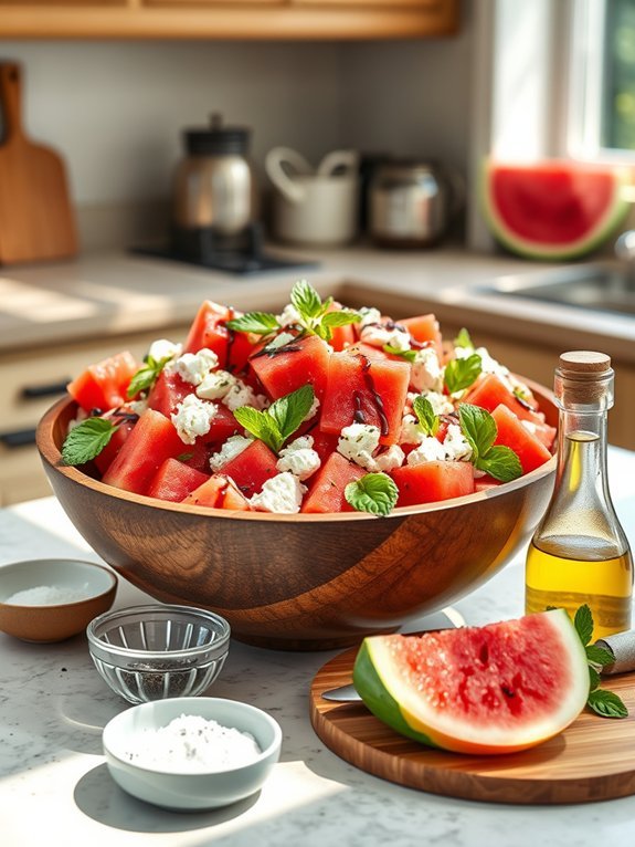 10 Delicious and Refreshing Summer Salad Recipes for a Healthy Season 2 refreshing watermelon feta salad