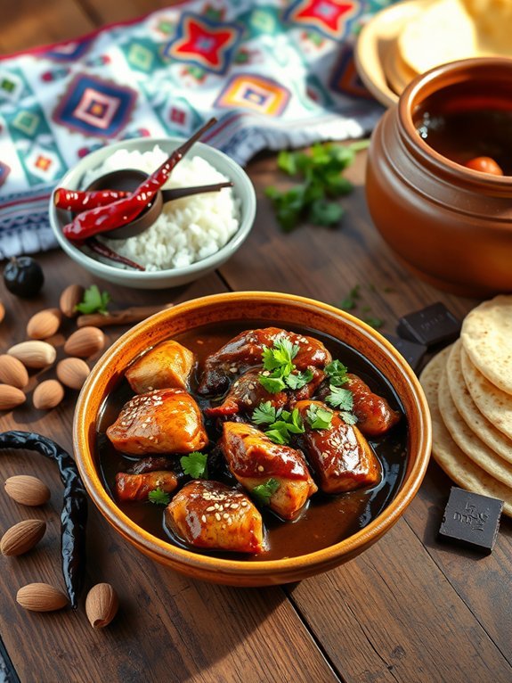 rich chocolate chili sauce