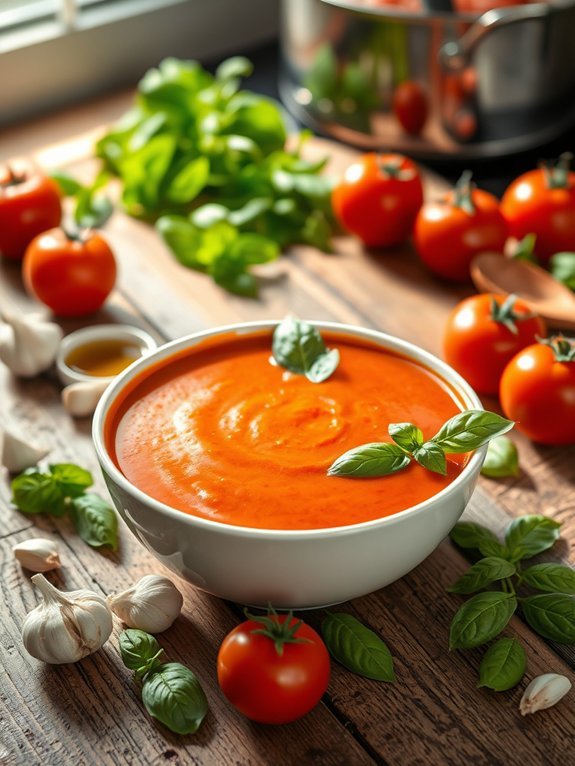 12 Comforting Soup Recipes to Warm You on Cold Days 4 rich flavorful tomato bisque