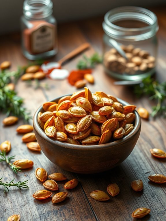 roasted flavored pumpkin seeds