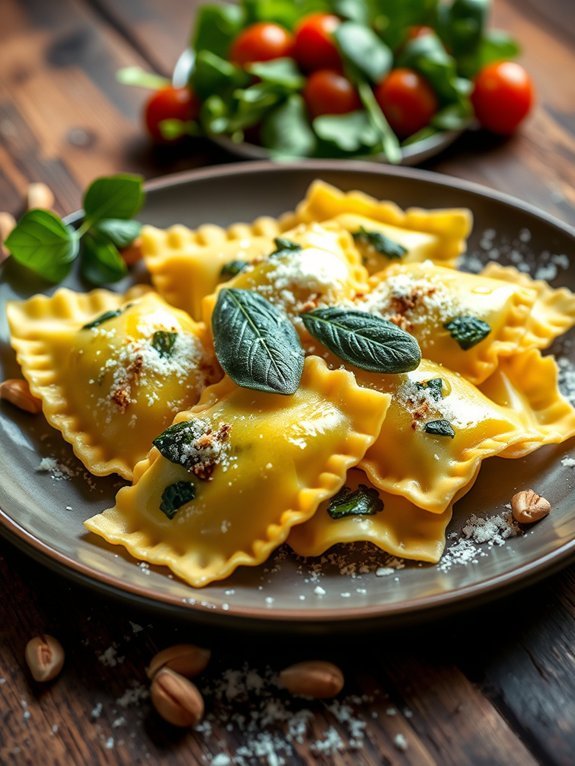 12 Easy Italian Pasta Recipes You Can Make at Home 9 sage butter ravioli dish
