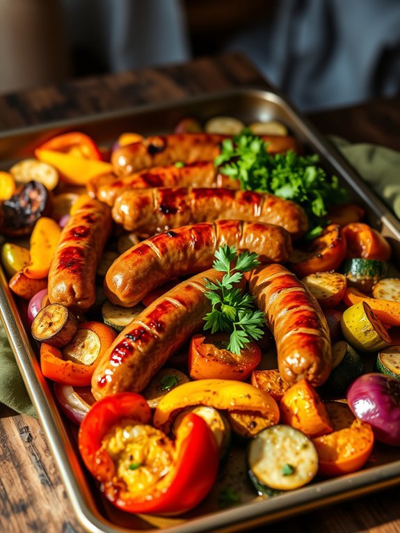 10 Quick and Easy Last-Minute Dinner Recipes for Busy Weeknights 9 sausage and vegetable bake