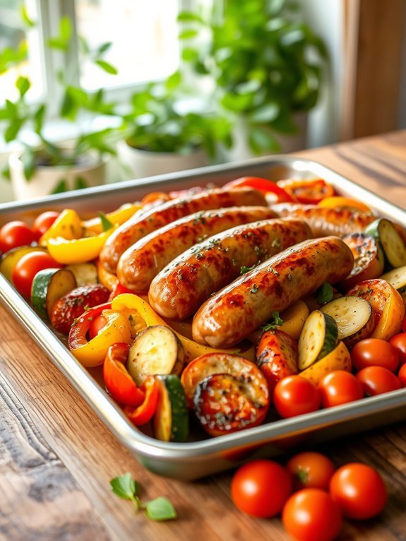 15 Easy One-Pan Meals for Minimal Cleanup 12 sausage and vegetable roast