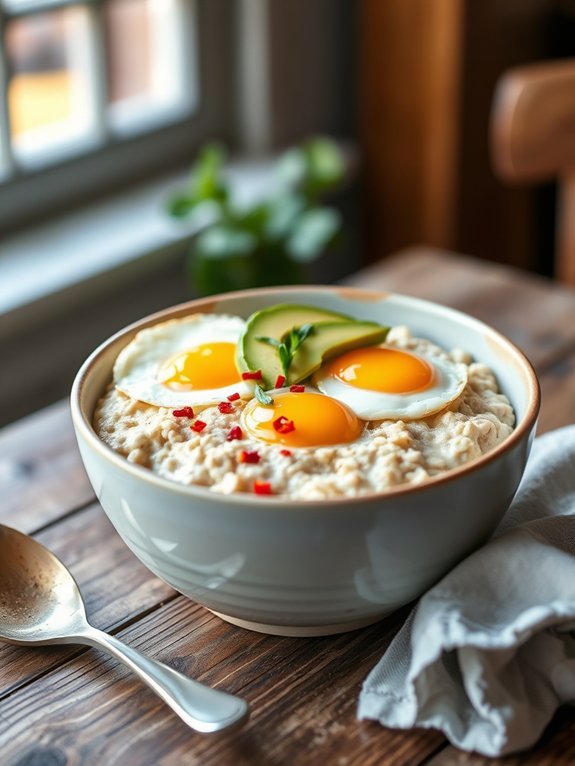 20 Quick and Easy Oatmeal Recipes for a Healthy Breakfast 13 savory avocado oatmeal dish