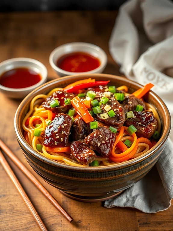 15 Exciting Instant Noodle Recipes to Elevate Your Meals 9 savory beef noodle dish