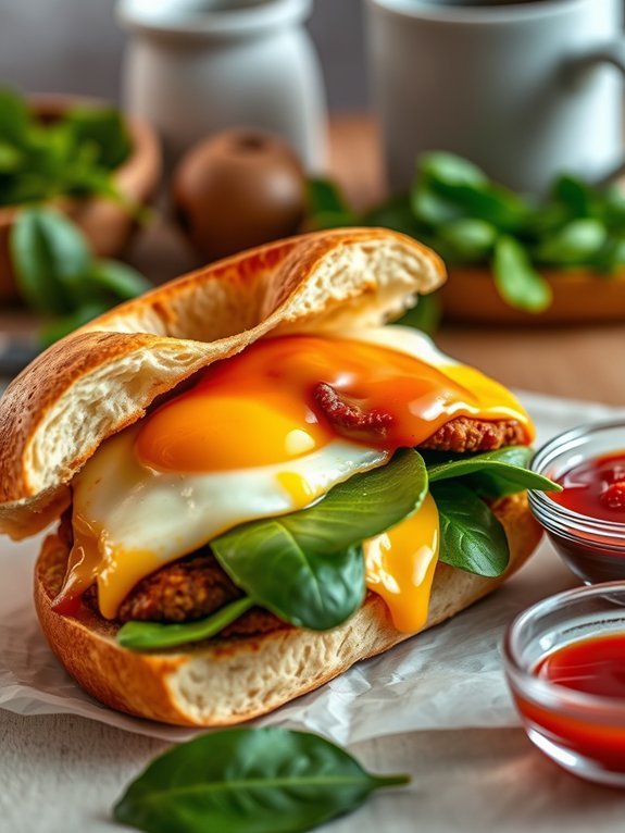savory breakfast bagel recipe