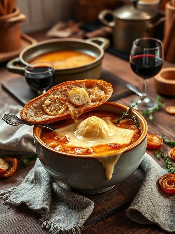 12 Comforting Soup Recipes to Warm You on Cold Days 5 savory caramelized onion broth