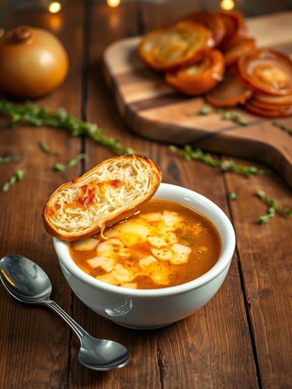 savory caramelized onion broth