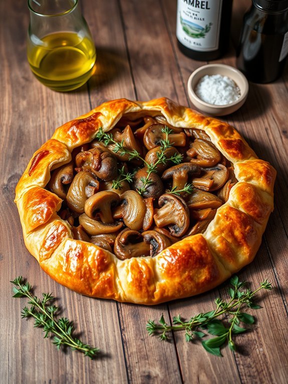15 Delicious Recipes Featuring Fresh Local and Seasonal Vegetables 16 savory galette with mushrooms