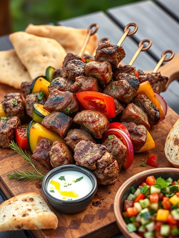 15 Irresistible Kabob Recipes Perfect for Your Next Party 6 savory grilled lamb skewers