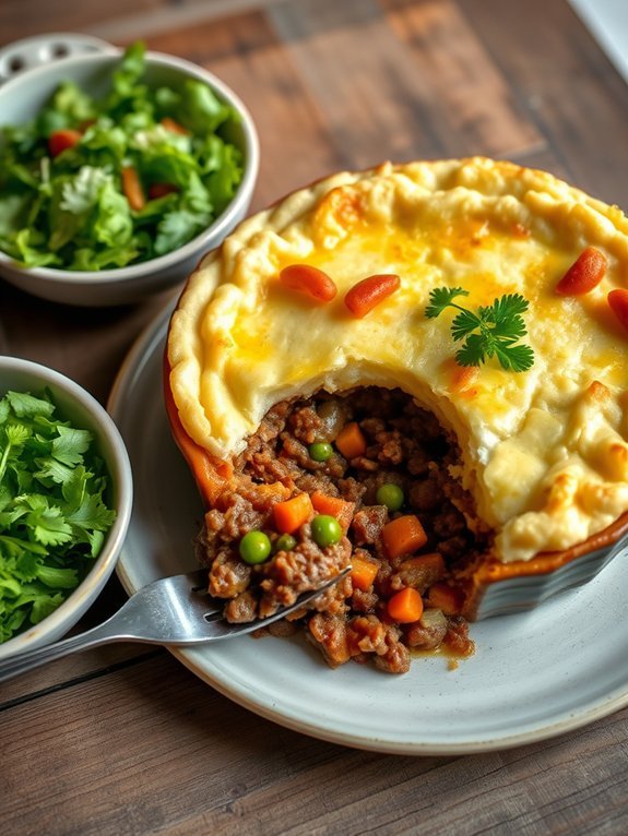 savory meat and potatoes