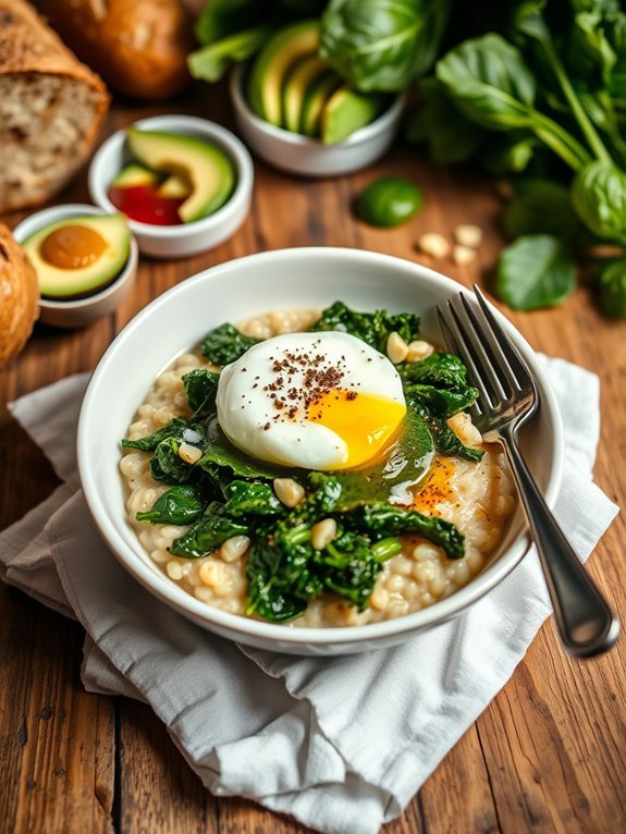 20 Delicious and Creative Breakfast Ideas Featuring Eggs 21 savory oatmeal with egg