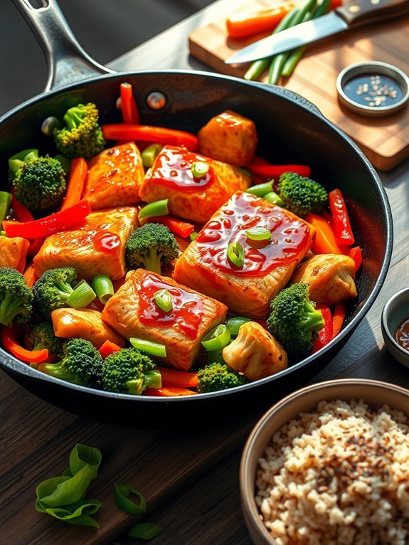 12 Delicious and Nutritious Stir-Fry Recipes for Healthy Eating 7 savory salmon stir fry dish
