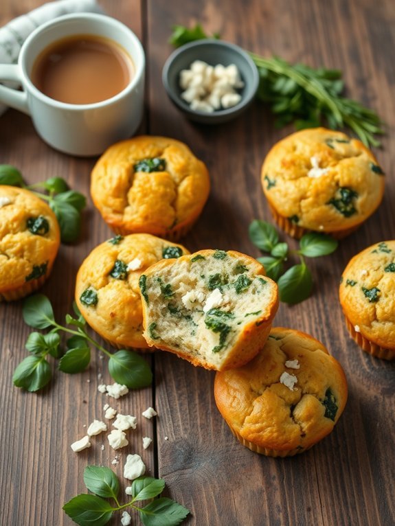 15 Delicious Muffin Recipes Perfect for Breakfast 11 savory spinach feta muffins