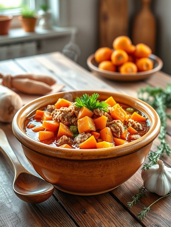 12 Delicious Slow Cooker Stew Recipes for Hearty Meals 7 savory turkey sweet potato stew