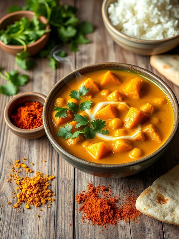 savory vegetarian curry recipe