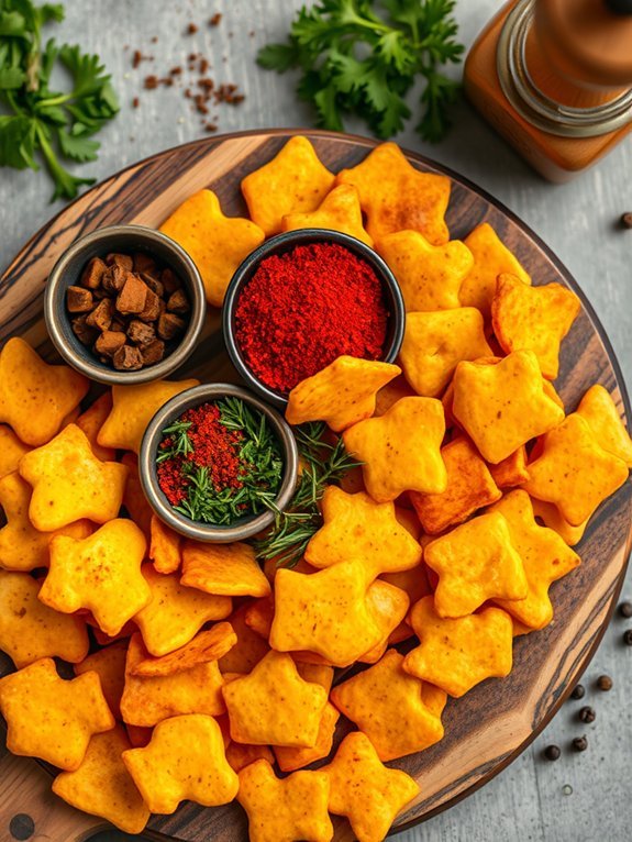 10 Delicious Low-Carb Snack Recipes for Healthy Living 9 seasoned cheese crisps recipe