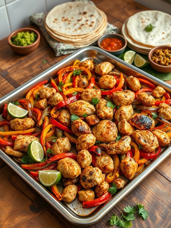 15 Quick and Easy Sheet Pan Recipes for Hassle-Free Meals 9 sheet pan chicken fajitas