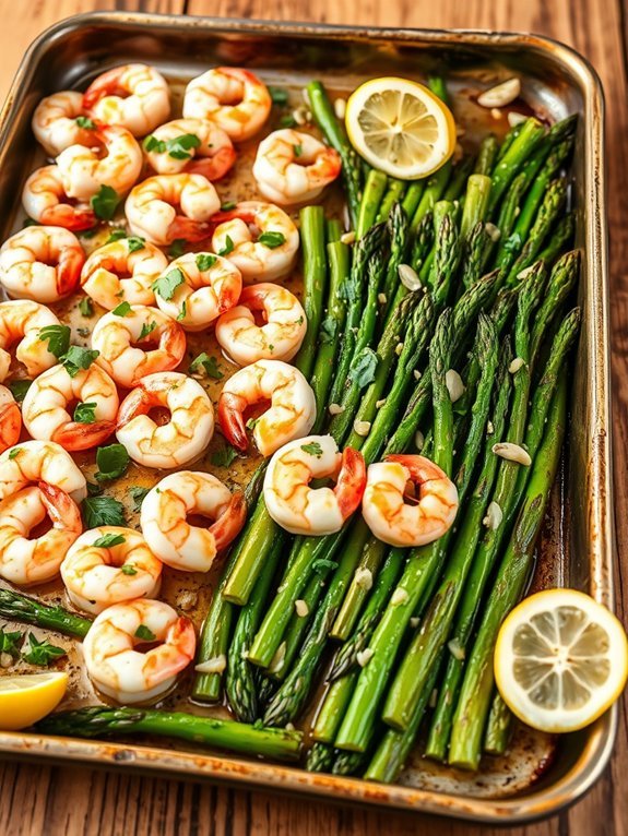 15 Quick and Easy Sheet Pan Recipes for Hassle-Free Meals 5 shrimp and asparagus recipe