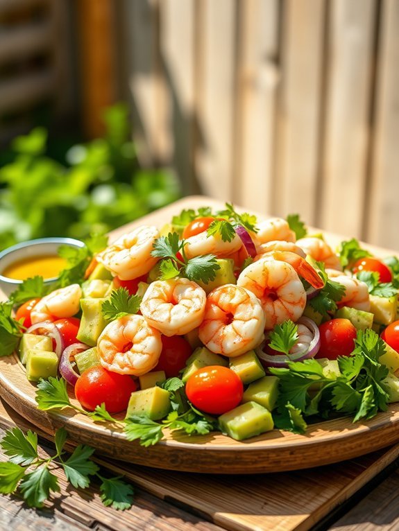 15 Delicious Keto Salad Recipes to Elevate Your Low-Carb Menu 7 shrimp and avocado mix