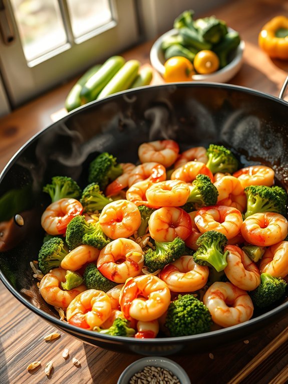 shrimp broccoli stir fry recipe
