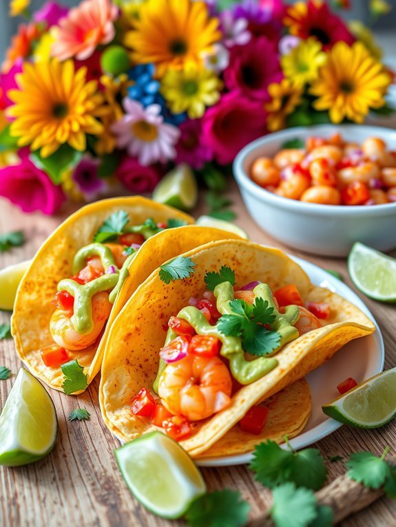 12 Delicious Fourth of July Recipes for Your Summer Celebration 6 shrimp tacos with crema