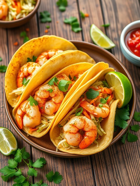 15 Healthy Low-Calorie Meals for Effective Weight Loss 11 shrimp tacos with slaw