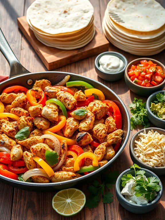 simple and delicious fajitas