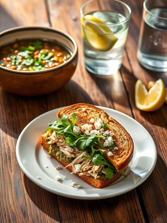soup and sandwich combo