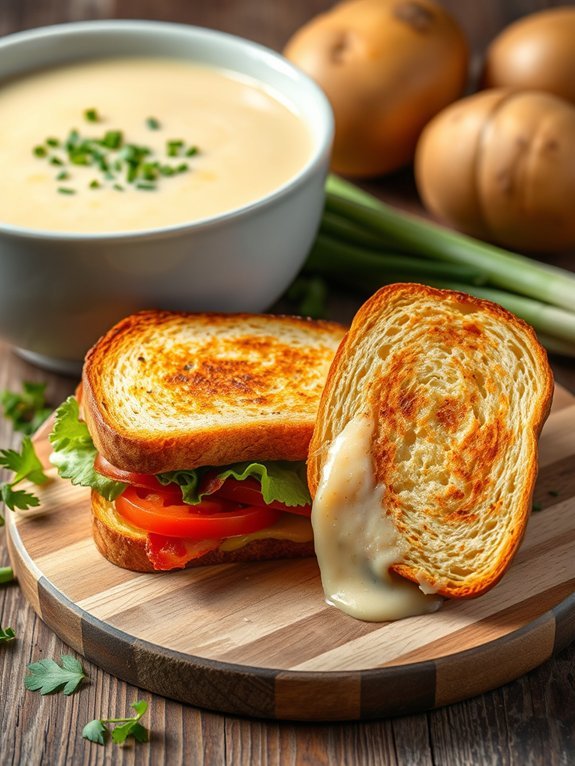 soup and sandwich combo