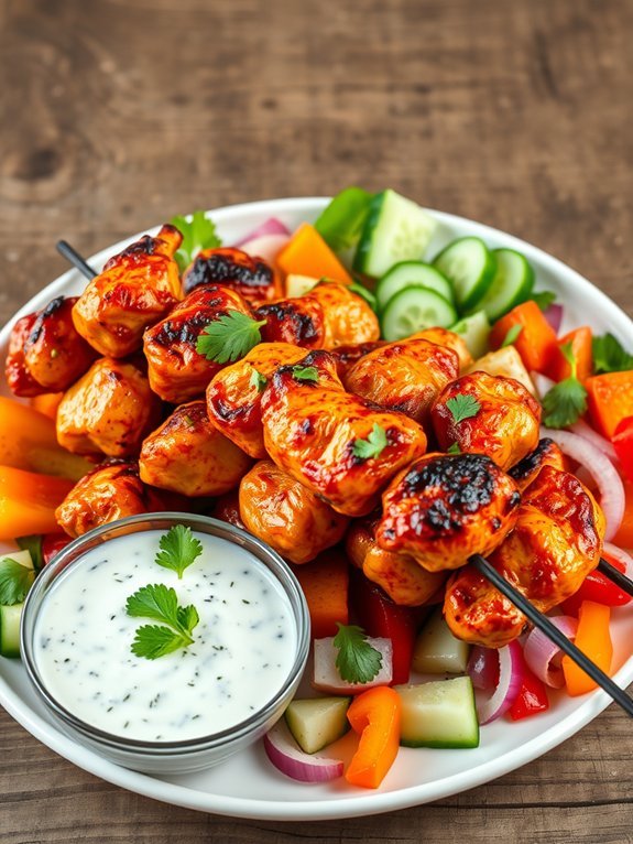15 Irresistible Kabob Recipes Perfect for Your Next Party 13 spiced grilled chicken skewers